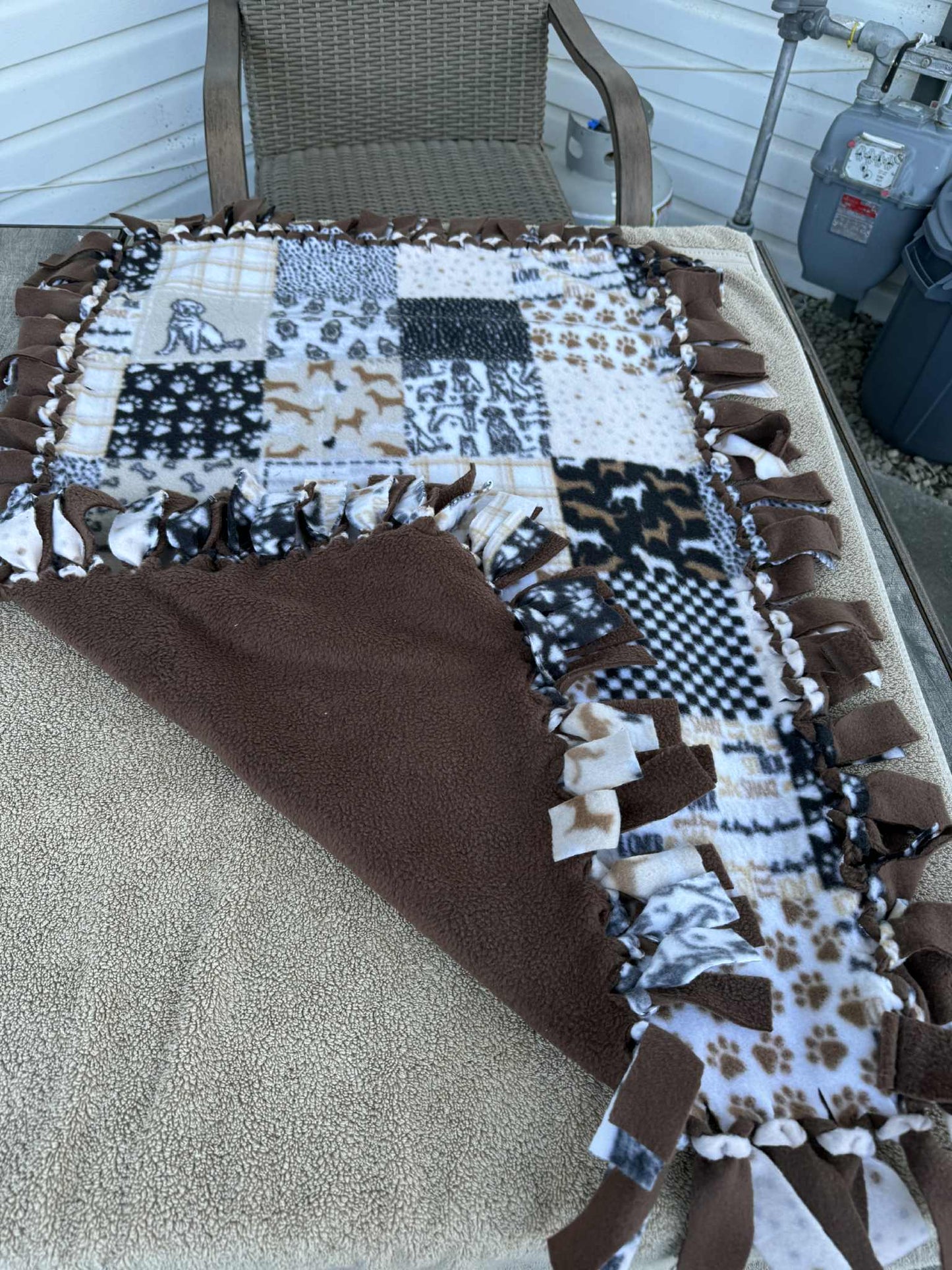 Dog patchwork Blanket