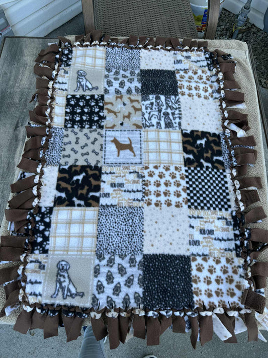 Dog patchwork Blanket