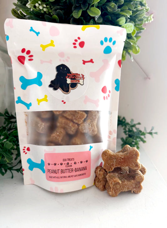 Peanut Butter Banana Dog Treats