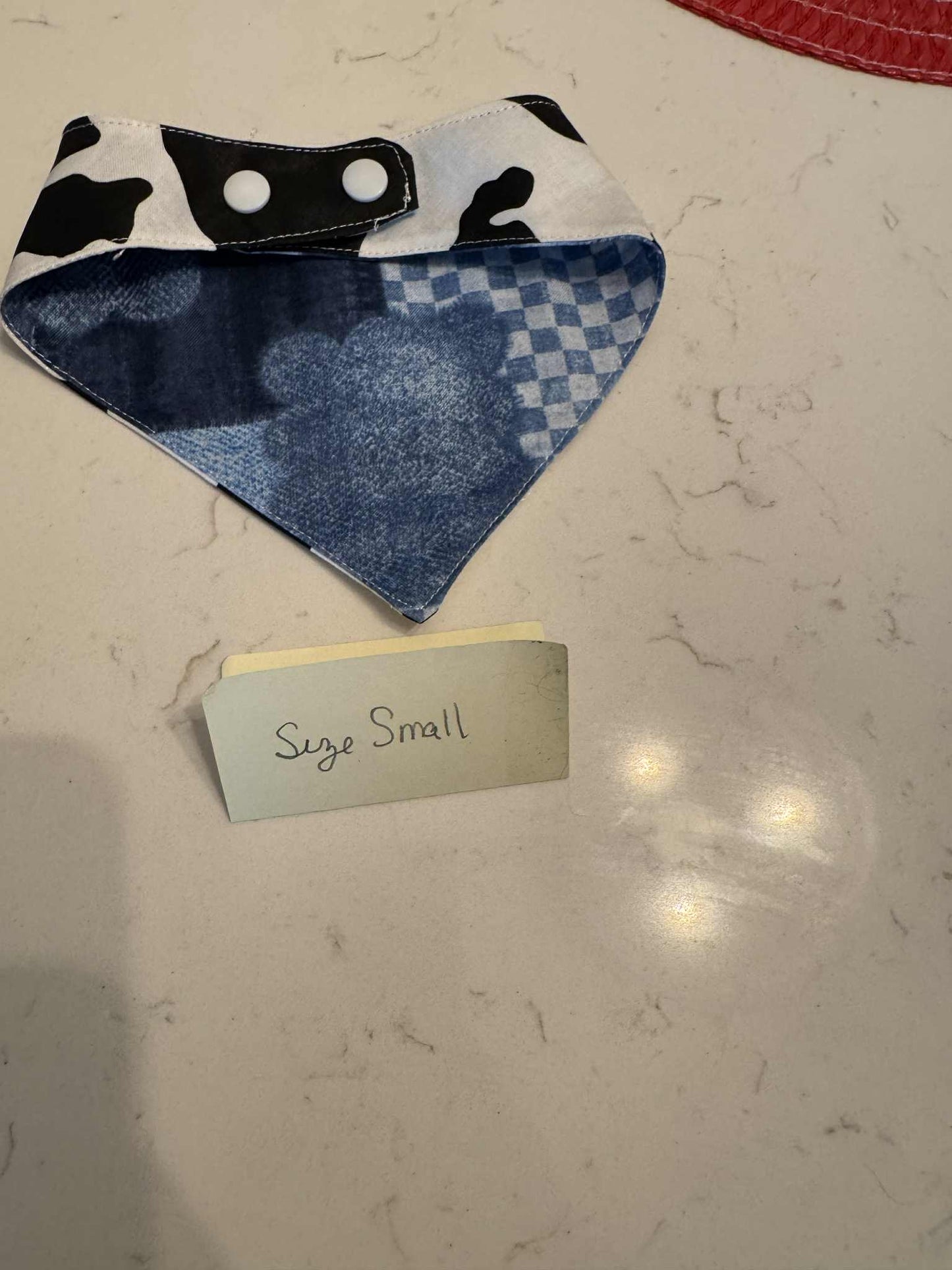 Cow and Denim with Snaps