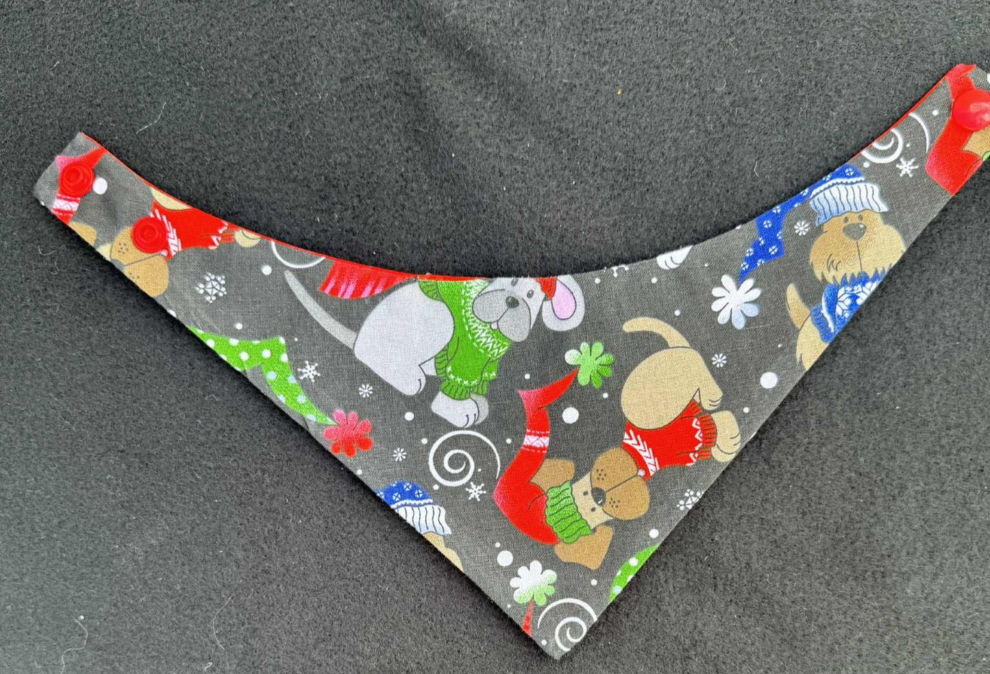 Christmas  Dogs with Snaps