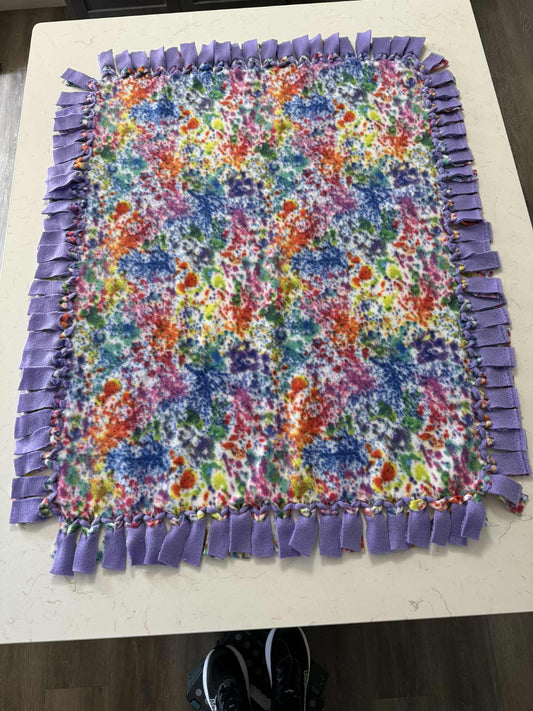 Purple Muilticolor Vlanket