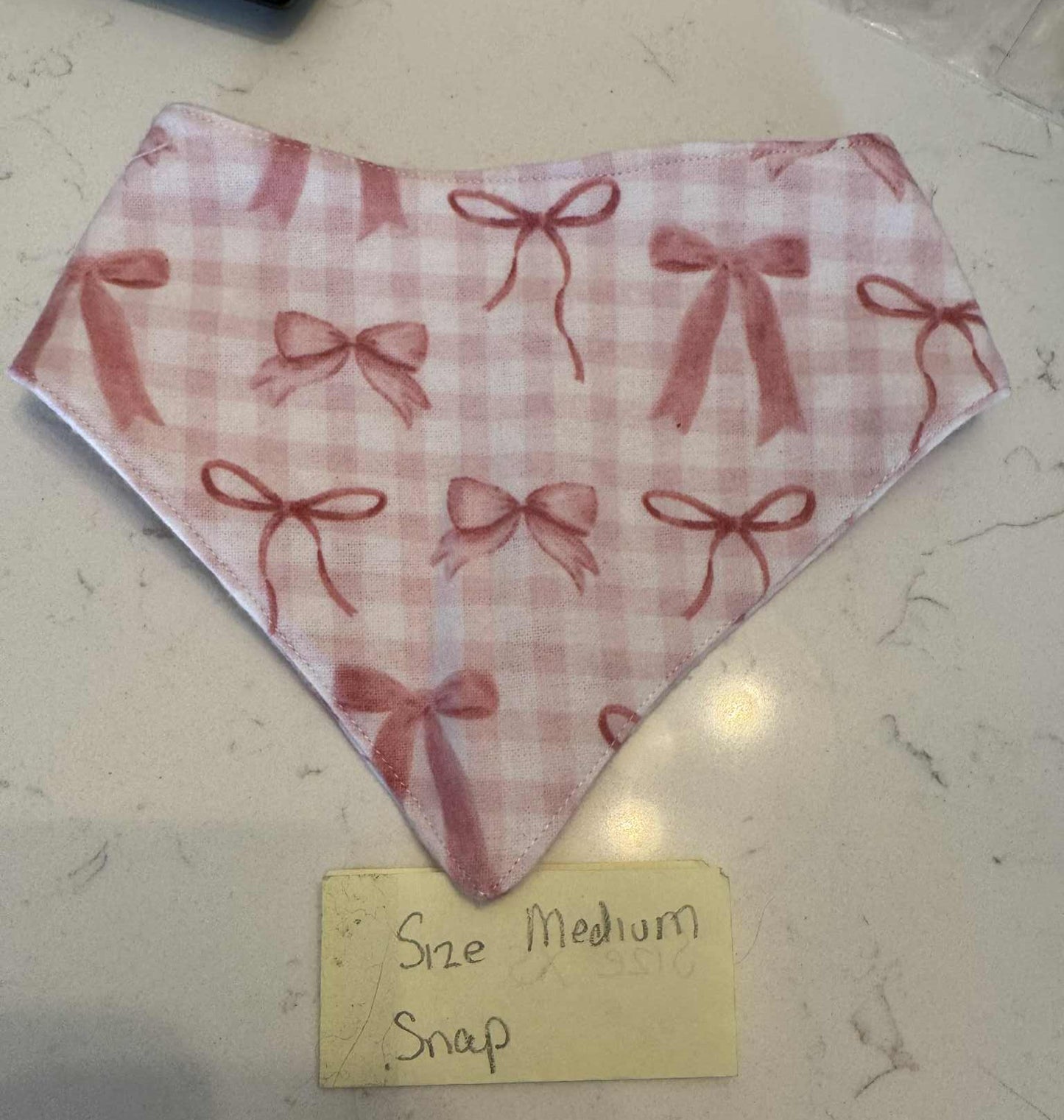 Pink bows with Snaps