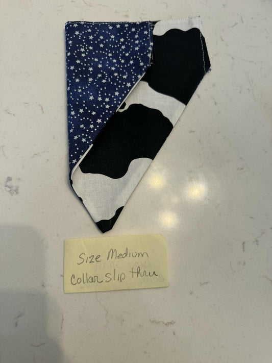 Cow and Navy star over the collar
