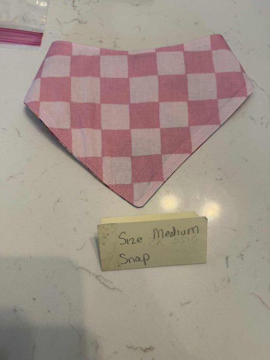 Pink checkered and Donuts with Snaps
