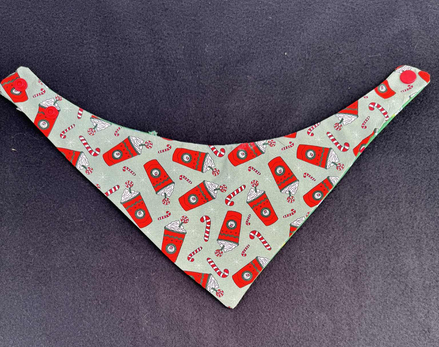 Coffee and candy cane with Snaps