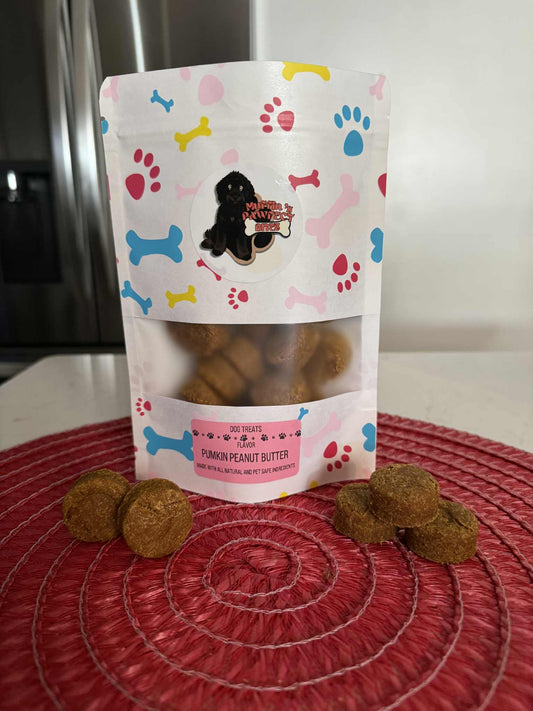 Pumpkin Peanut Butter Dog Treats