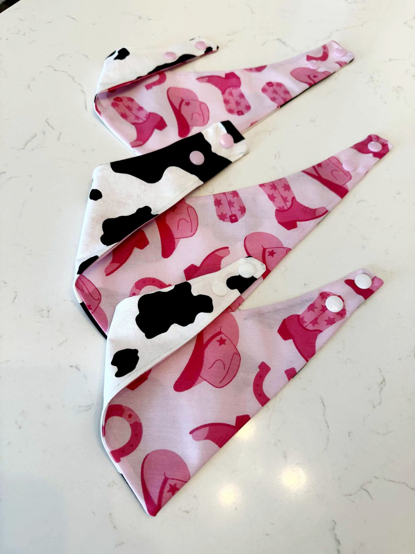 Cow with prink cowgirl with Snaps