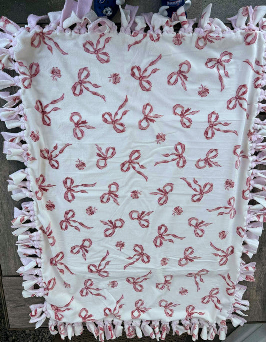 Pink Bows Blanket