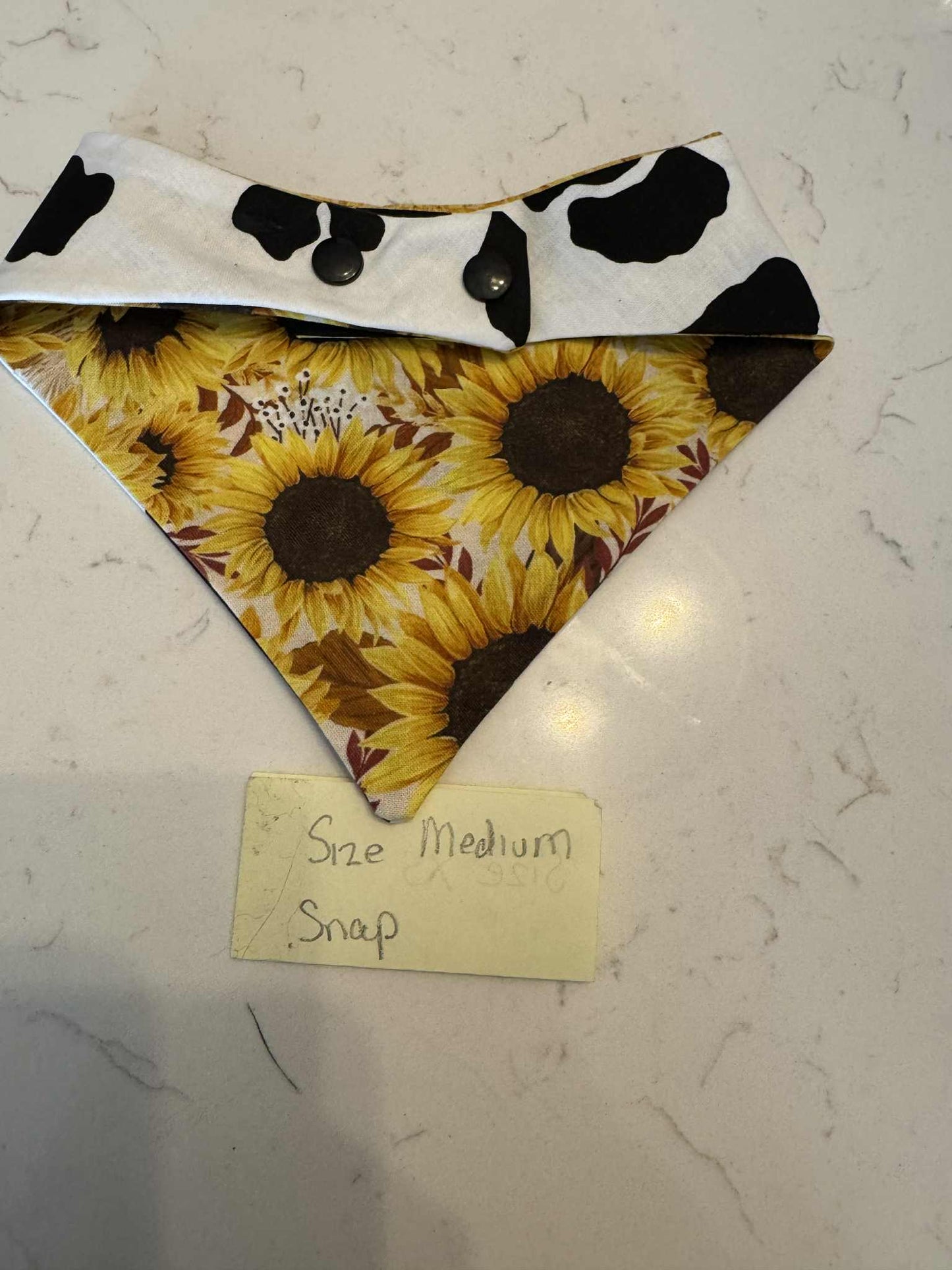 Cow and Sunflowers with Snaps