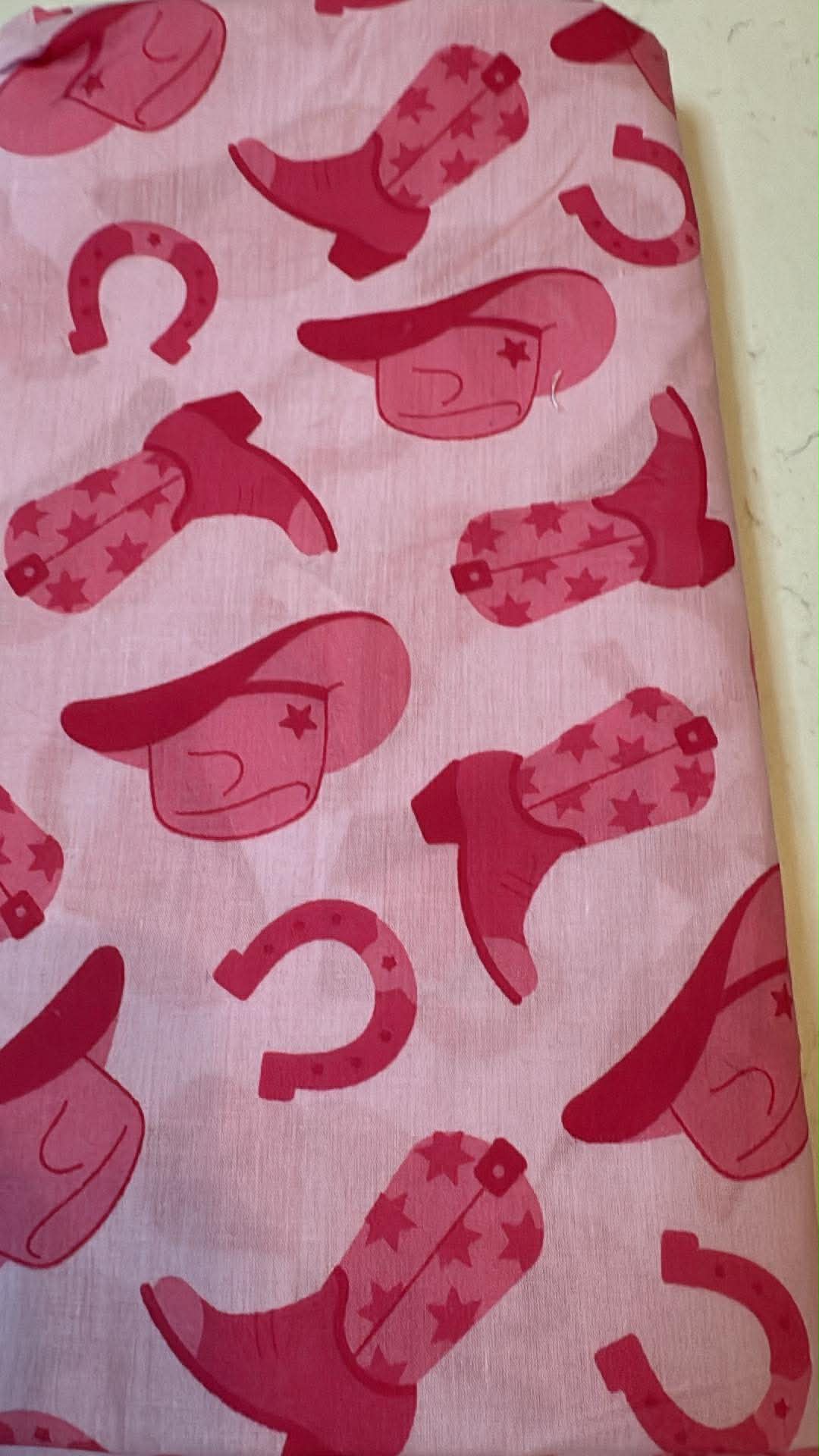 Pink Cow Girl Bandana